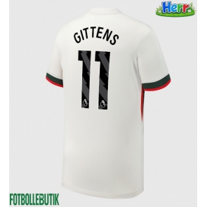 Chelsea Jamie Gittens #11 Bortatröja 2025-26 Kortärmad